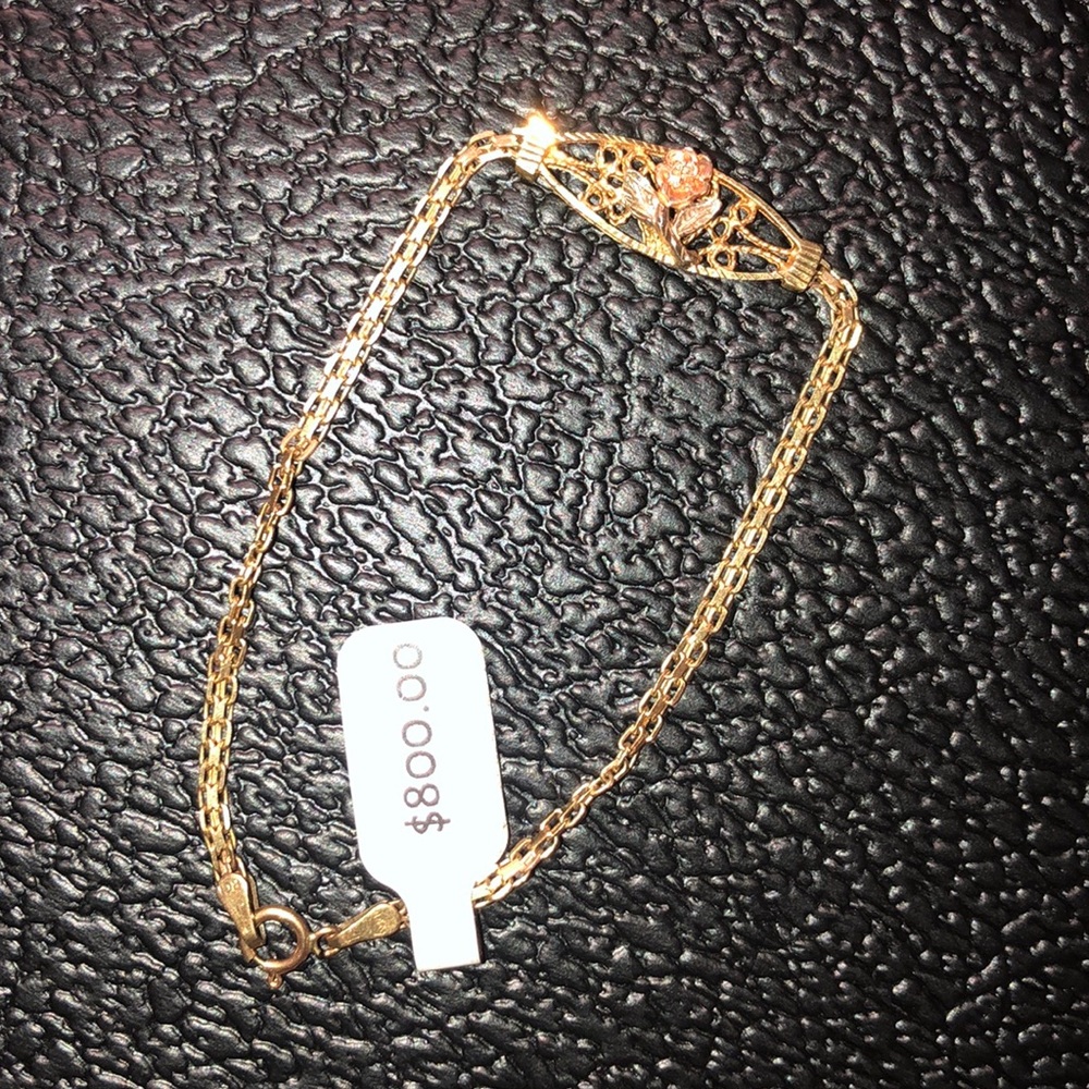 Victorian solid 14k bracelet